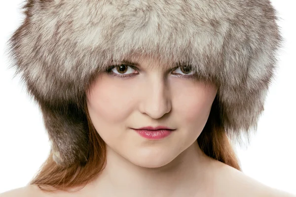 Close up portrait of young beautiful girl — Stock Photo, Image