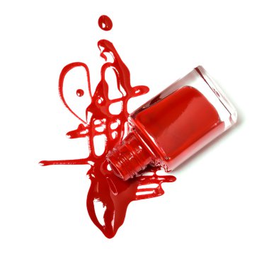 Red nail clipart