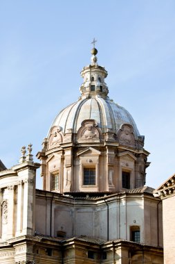 Santi luca e martina yanında Roma Forumu