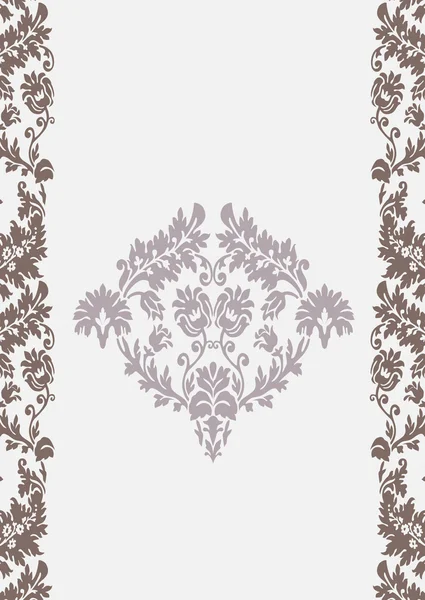 Vector vintage floral — Vector de stock