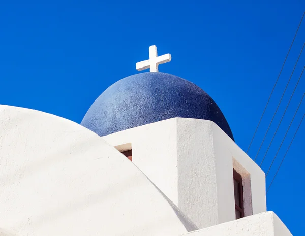 Koepels van santorini, Griekenland — Stockfoto