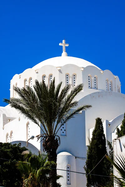 Fira santorini eiland Griekenland Europa — Stockfoto