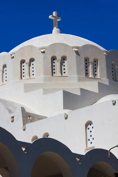 Fira santorini eiland Griekenland Europa — Stockfoto