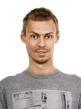 Neşeli genç adam