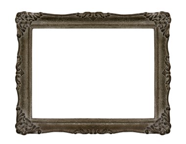 kırpma yolu ile antika resim çerçevesi