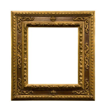 kırpma yolu ile antika resim çerçevesi