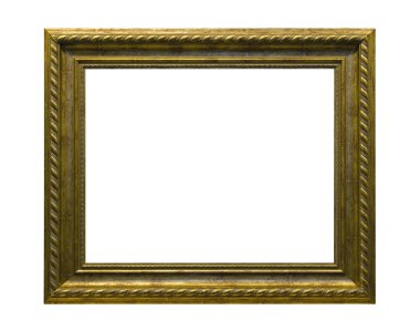 kırpma yolu ile antika resim çerçevesi