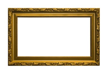 kırpma yolu ile antika resim çerçevesi