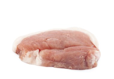 kırpma yolu ile çiğ domuz pirzolası