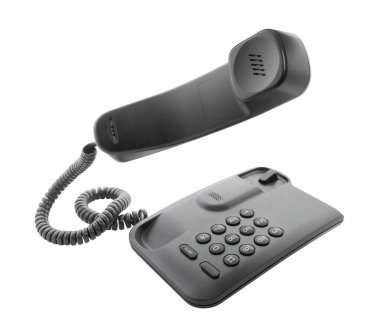 yüzen yakışıklı ile siyah telefon