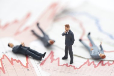Finansal kriz. Finansal tablolarda işadamlarının rakamları
