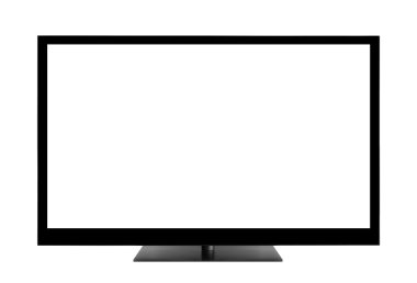 TV ekran kırpma yolu ile boş