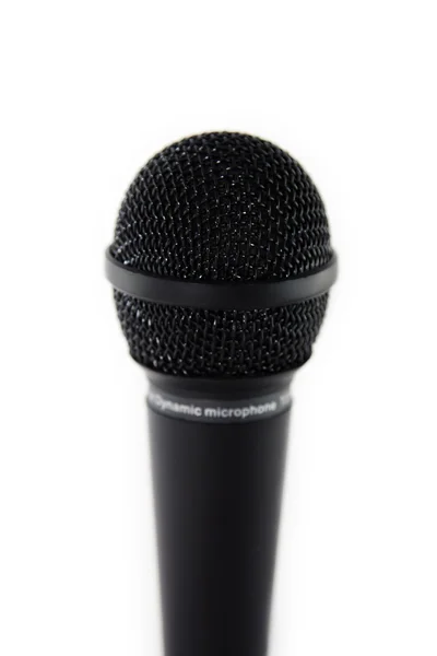 Microphone over white — Stock Photo, Image