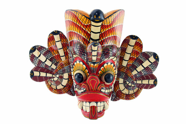 Traditional mask of the devil from Sri Lanka