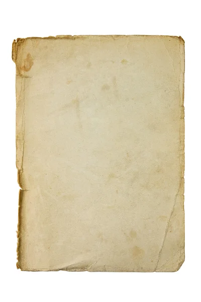 Altes und schmutziges Blatt Papier — Stockfoto