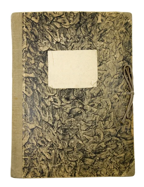 Carpeta de papel vieja — Foto de Stock