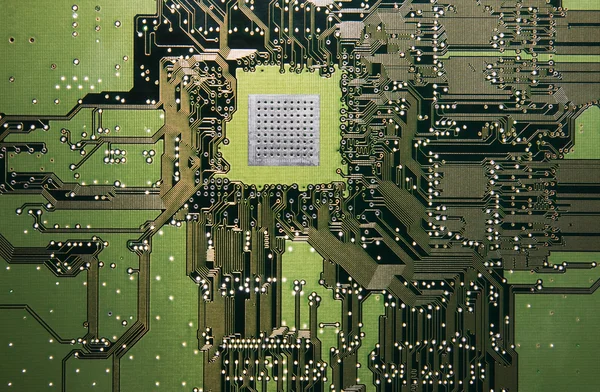 Green Circuit Board — Stock Photo, Image