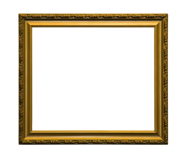 Antique picture frame with clipping path — Stock Photo, Image