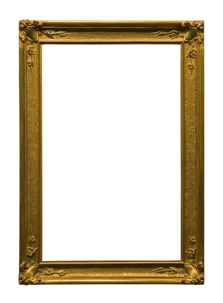 Antique picture frame with clipping path — Stock Photo, Image