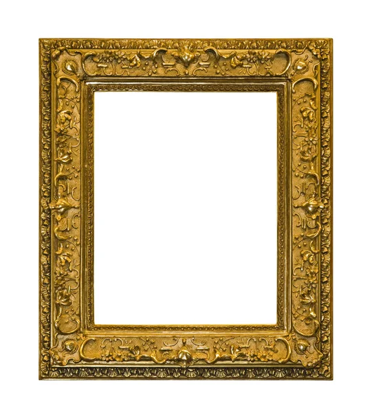 Antique picture frame with clipping path — Stock Photo, Image