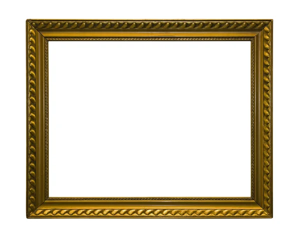 Antique picture frame with clipping path — Stock Photo, Image