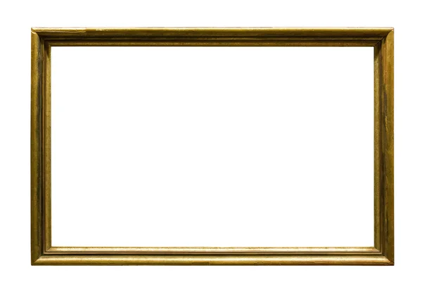 Antique picture frame with clipping path — Stock Photo, Image