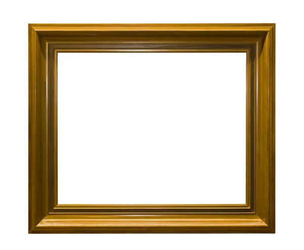 Antique picture frame with clipping path — Stock Photo, Image