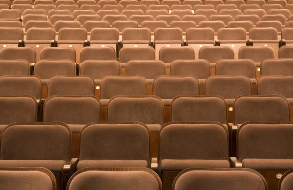 Assentos em um teatro — Fotografia de Stock