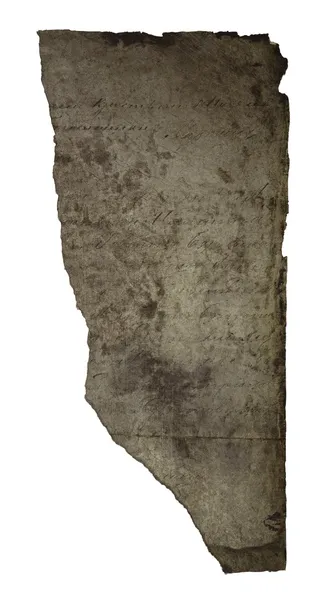 Σχισμένο κομμάτι χαρτί με διαδρομή αποκοπής — Φωτογραφία Αρχείου