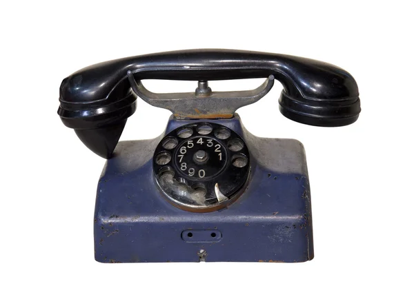 Kırpma yolu ile eski telefon — Stok fotoğraf