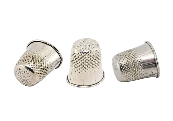 Thimble isolated on white — Stock Photo, Image