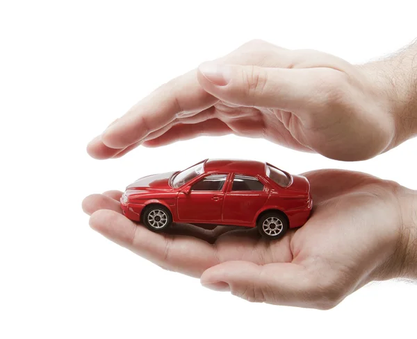 Protección del coche. Recorte de ruta incluido . — Foto de Stock