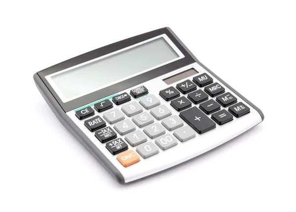 Calculator on white background — Stock Photo, Image