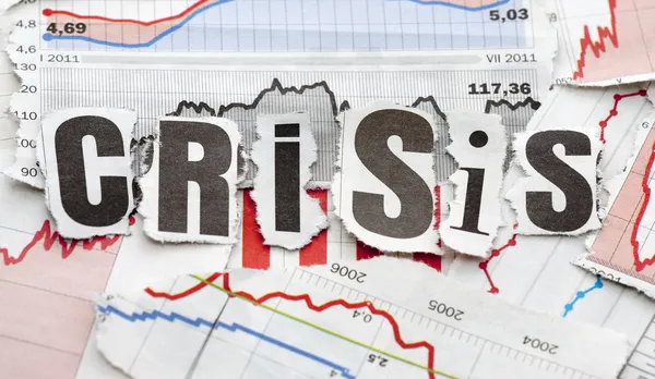 Crisis financiera — Foto de Stock