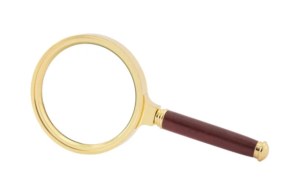 Magnifying glass with clipping path — Stock Photo, Image