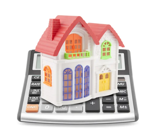 Calculadora de hipotecas —  Fotos de Stock