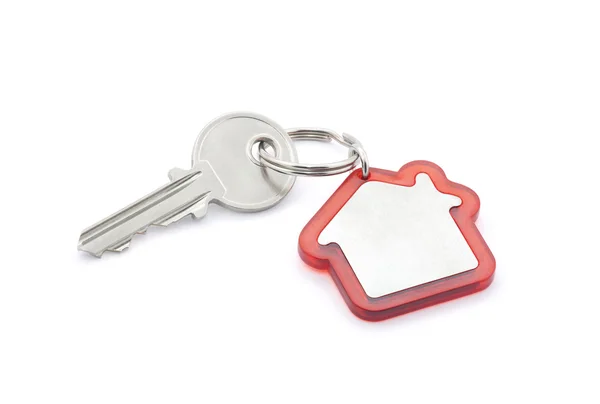 House key with clipping path — Stock Photo, Image