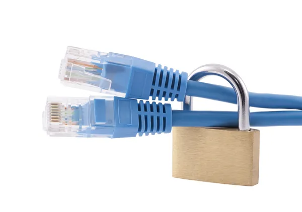 Internet security. Clipping path included. — Stock Photo, Image