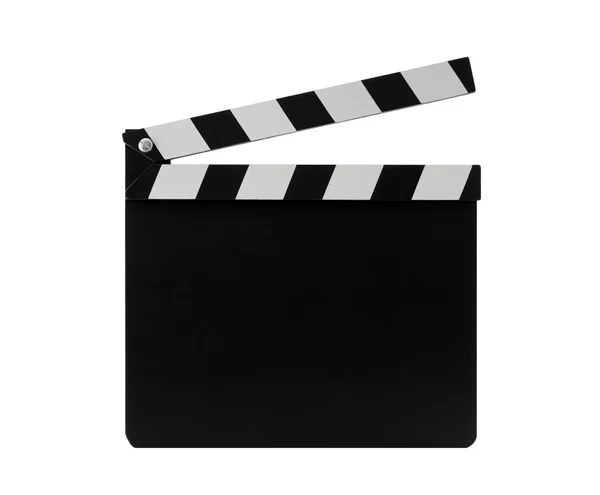 Film clapperboard with clipping path — Stock Photo, Image