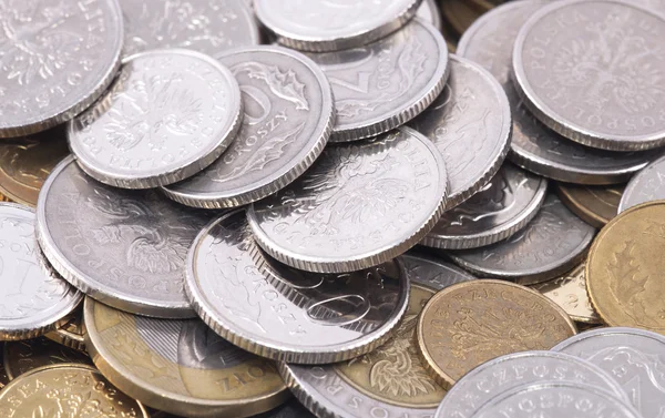 Polish coins — Stock Photo, Image