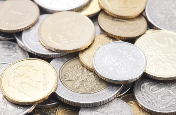 Монеты Польши — стоковое фото
