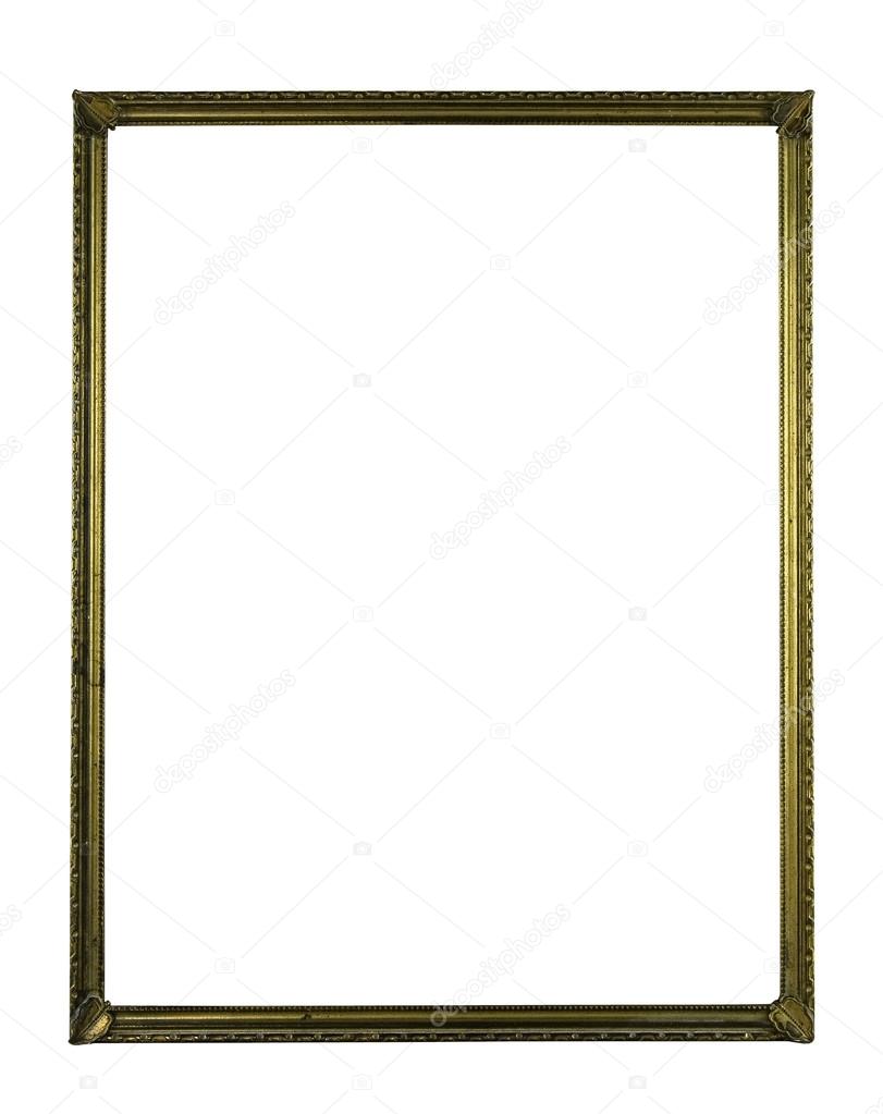 Picture frame isolated on white.