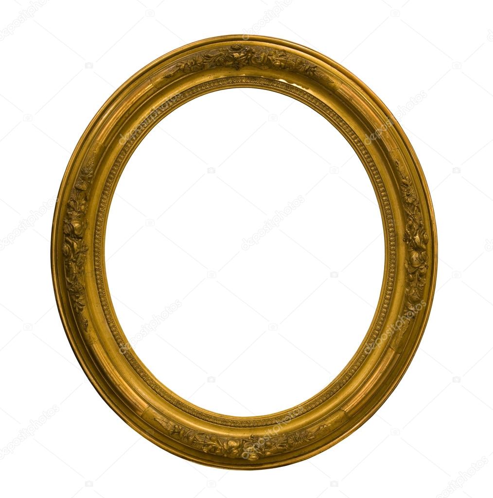 Round frame with clipping path