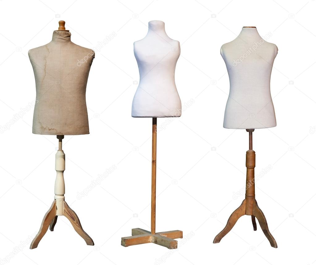 Tailors dummy mannequin with clipping path