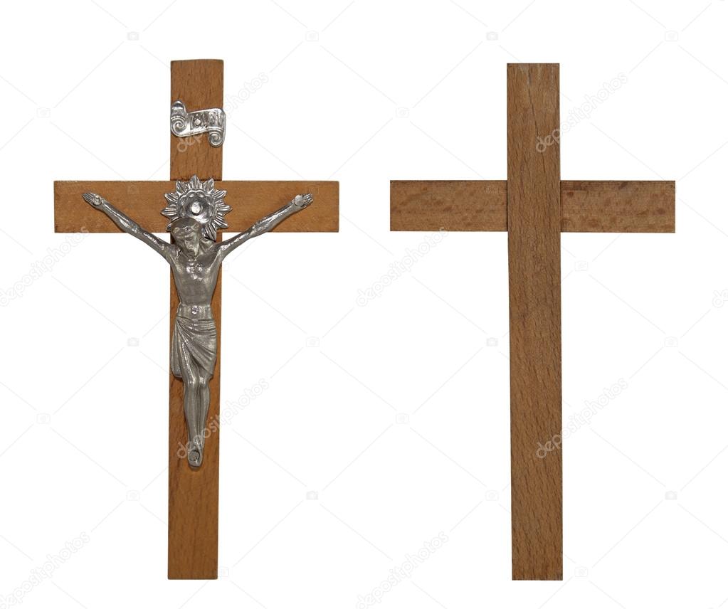 Crucifix with clipping path