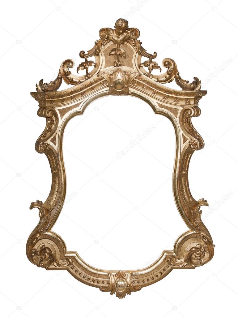 Ornate vintage frame with clipping path Stock Photo by ©sqback 26744495