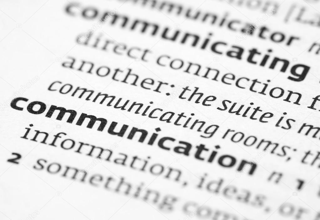Communication definition in a dictionary