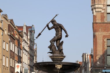 Neptün Çeşmesi Gdansk, Polonya