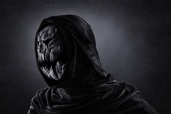 Monstro Assustador Escuro Nebuloso Fundo — Fotografia de Stock