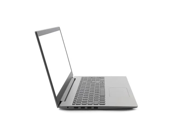 Laptop Geïsoleerd Een Witte Achtergrond Met Uitknippad — Stockfoto